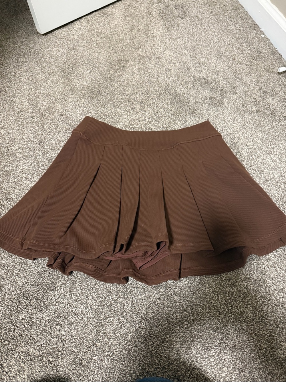 Pacsun Brown Pleated Skort